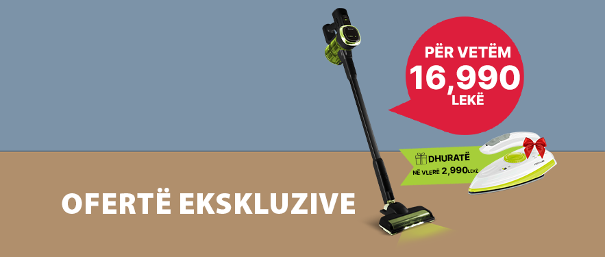 Fshesë PowerMax Pa Kabull Rovus + Dhuratë hekur rrobash